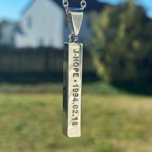 Kpop BTS J-HOPE Necklace Chain Pendant Unisex